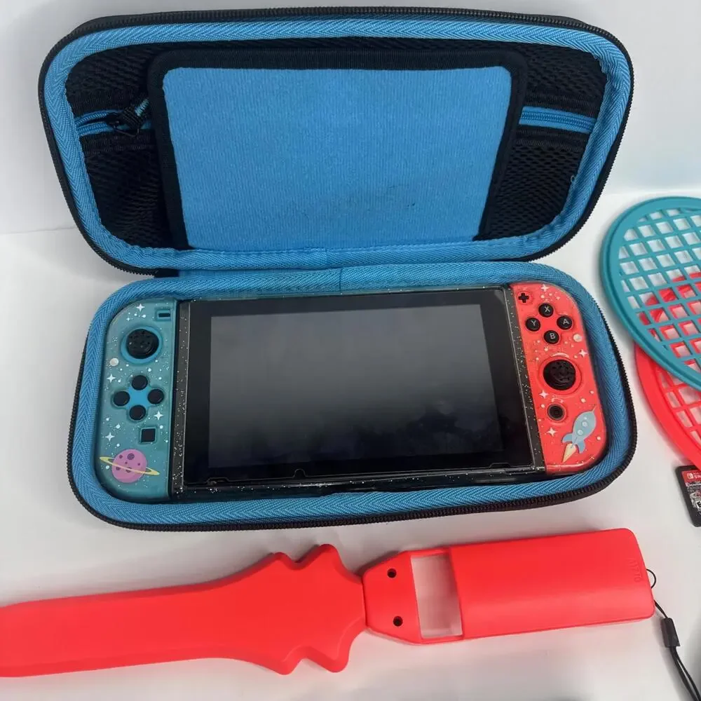 Nintendo Switch 32GB Gray Console with Neon Red and Neon Blue Joy-Con A1-01